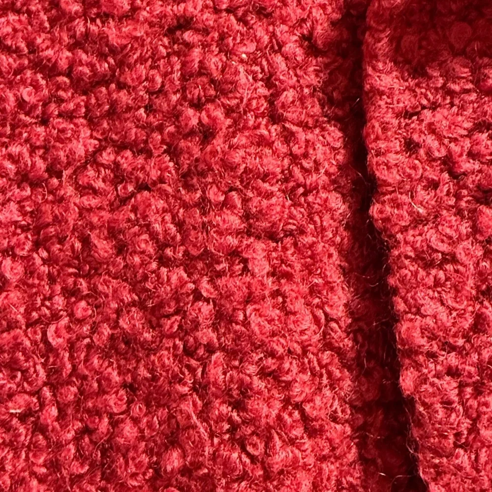Free People  Dress or Sweater XS Red Boucle Lambswool Mohair $168